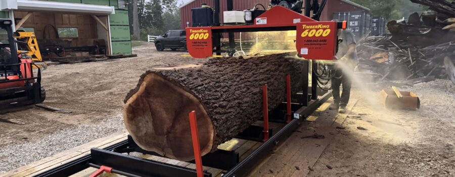 TimberKing 6000 Sawmill In Action…