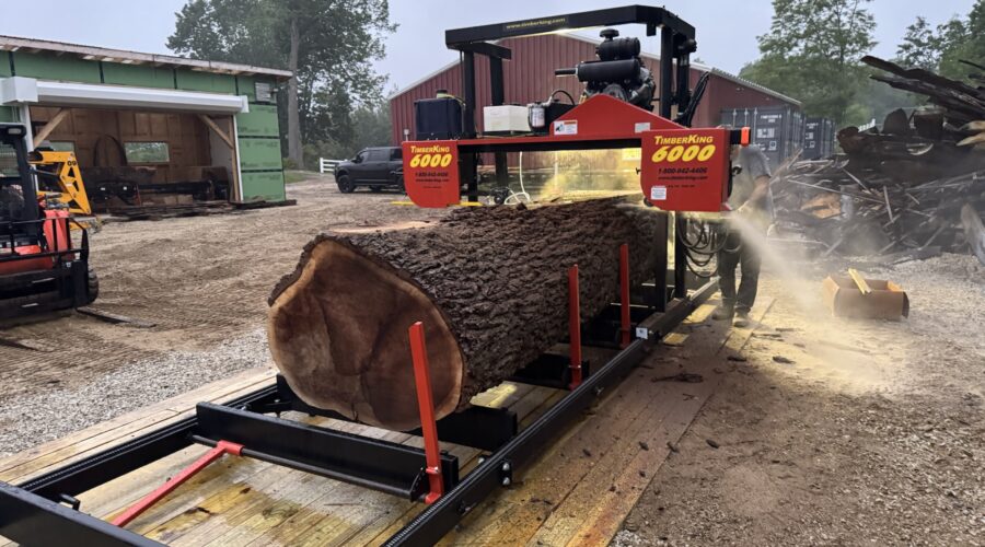 TimberKing 6000 Sawmill In Action…