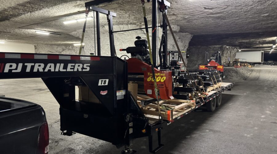 TimberKing 6000 Sawmill Setup and Demo…