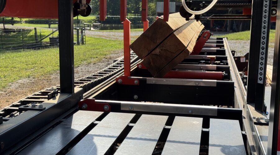 Milling 22’ Oak Beams With My TimberKing Sawmill…)