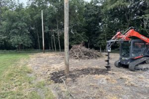 Digging Post Holes For Our Pavilion…)