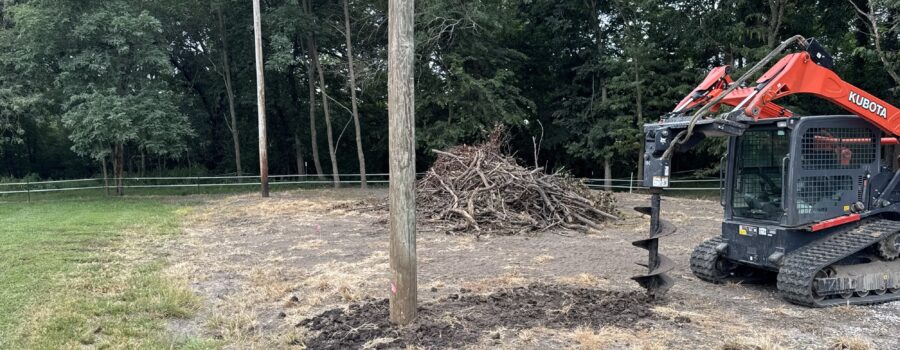 Digging Post Holes For Our Pavilion…)