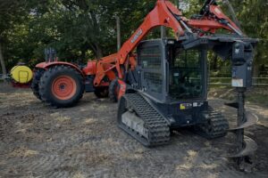 Pavilion Progress – Digging Holes and Setting Poles…)