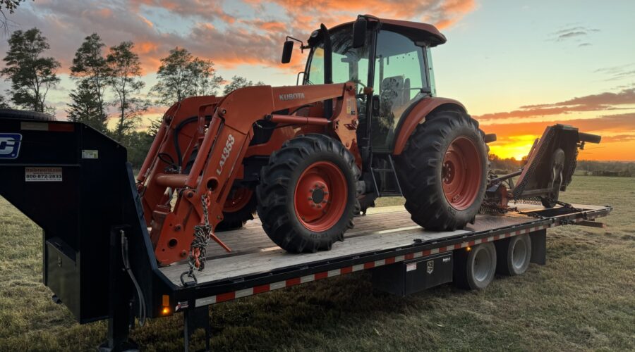 Kubota M9960 Handles The Load – Sawmill Assistant…)