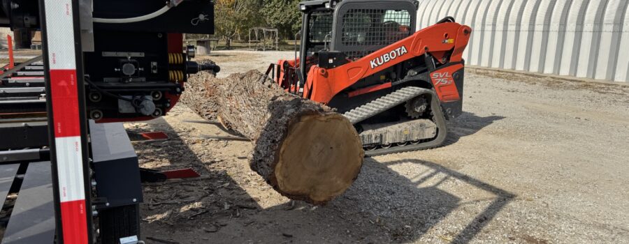 Milling Large Oak Beams…