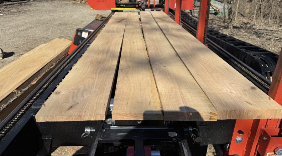 Milling Cherry Logs – Quarter Sawing…)