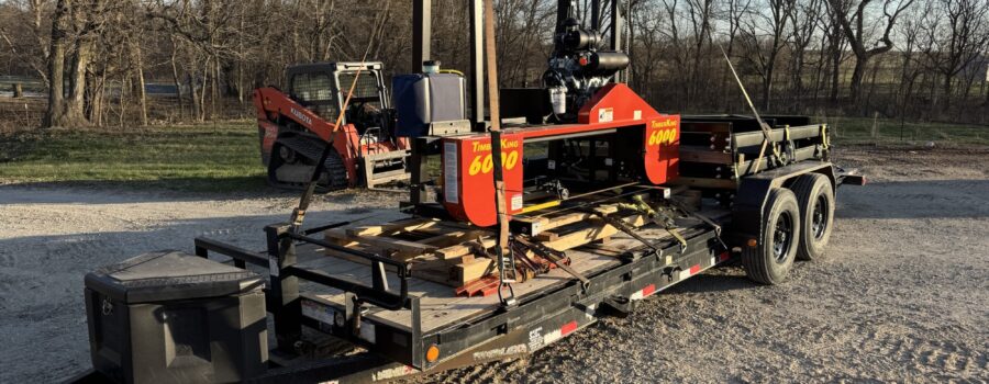 TimberKing 6000 Sawmill Set Up In PA…)