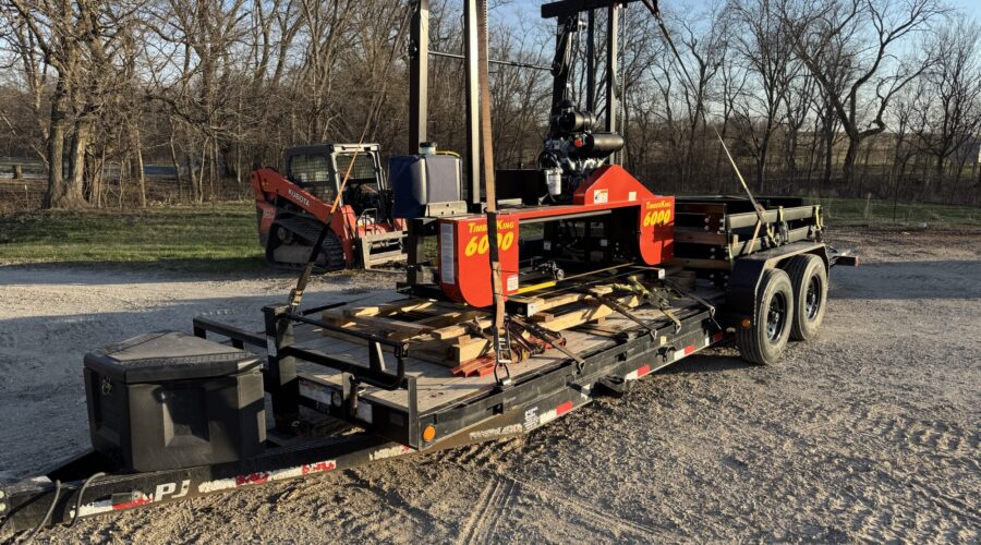 TimberKing 6000 Sawmill Set Up In PA…)