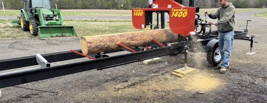 New TimberKing 1400 Portable Sawmill That Rocks!