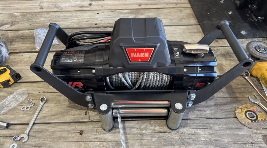Adding Winch Plate To My Sure Trac Gooseneck Trailer…)