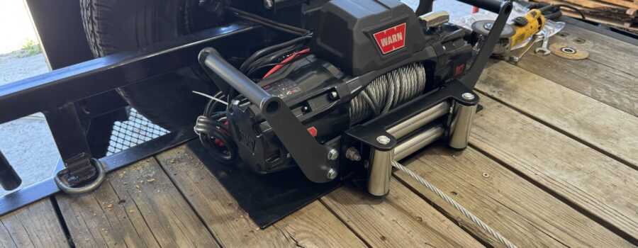 Trailer Winch Install (Warn 10k Winch)…