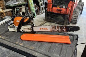 Stihl 400C-M Needs An Oil Pump Upgrade (460 oil pump…)