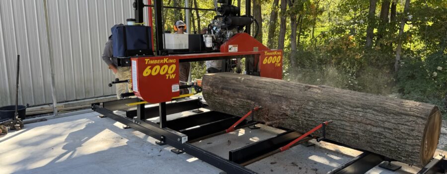 TimberKing 6000 Set Up and Operating in Pennsylvania…