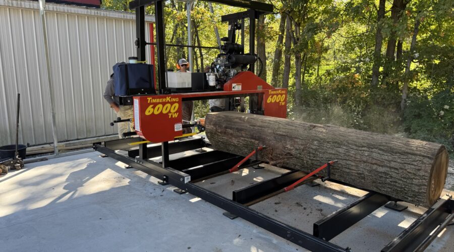 TimberKing 6000 Set Up and Operating in Pennsylvania…
