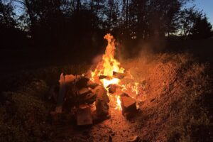 Burning Slabs From 2520 TimberKing Milling